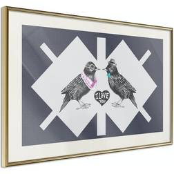 Arkiio Affisch Couple of Starlings [Poster] 45x30 Poster